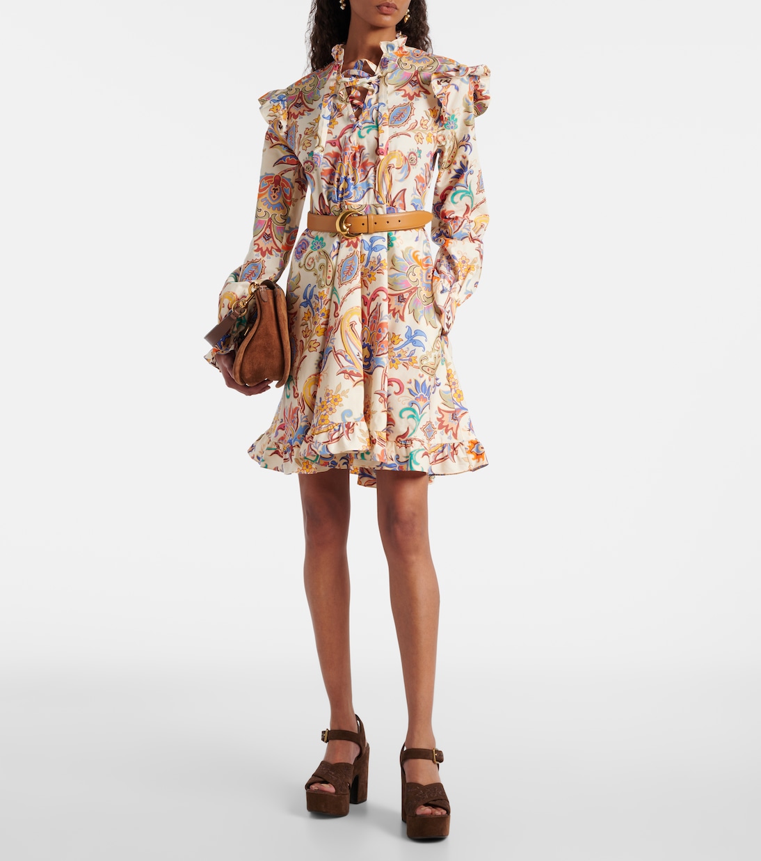 Robe midi imprimée en coton | Etro
