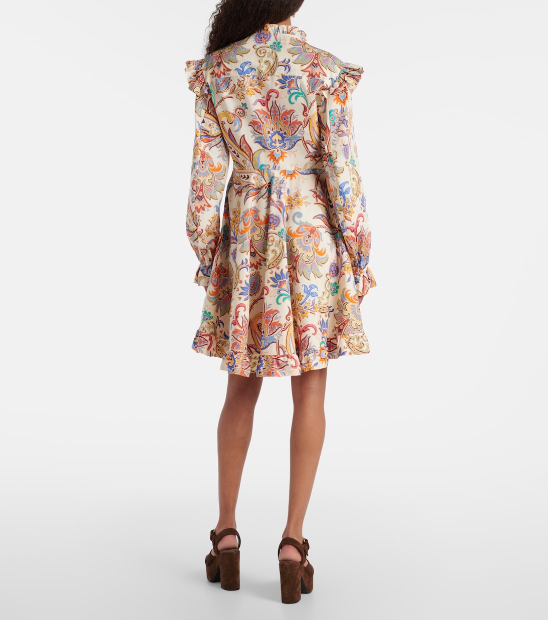 Robe midi imprimée en coton | Etro