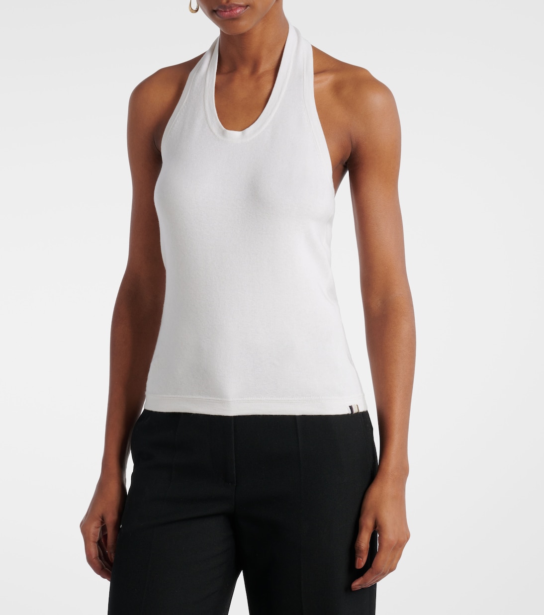 Tank top N°409 Jerry de algodón y cachemir | Extreme Cashmere