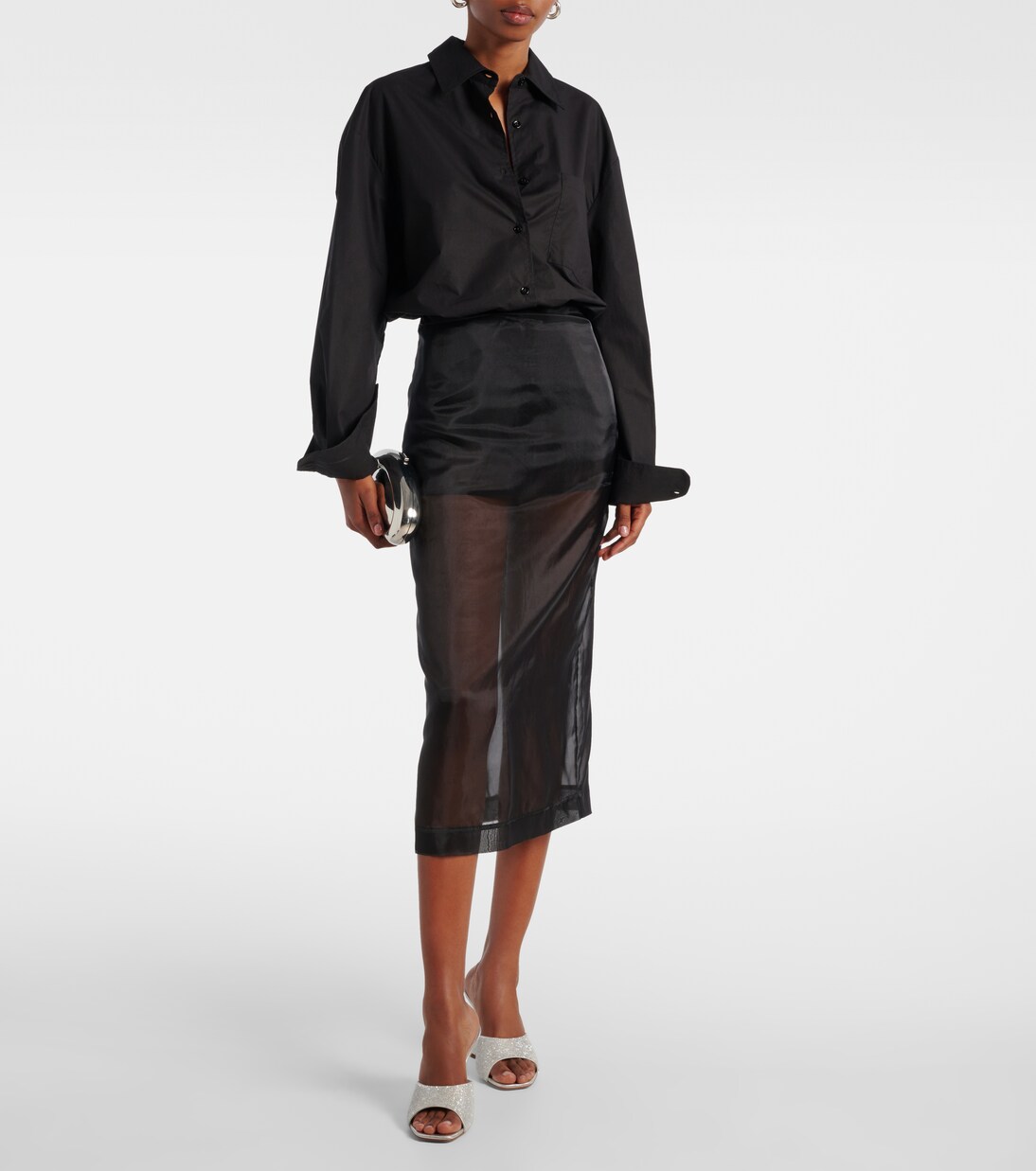 Lupita 95 embellished leather mules | Amina Muaddi