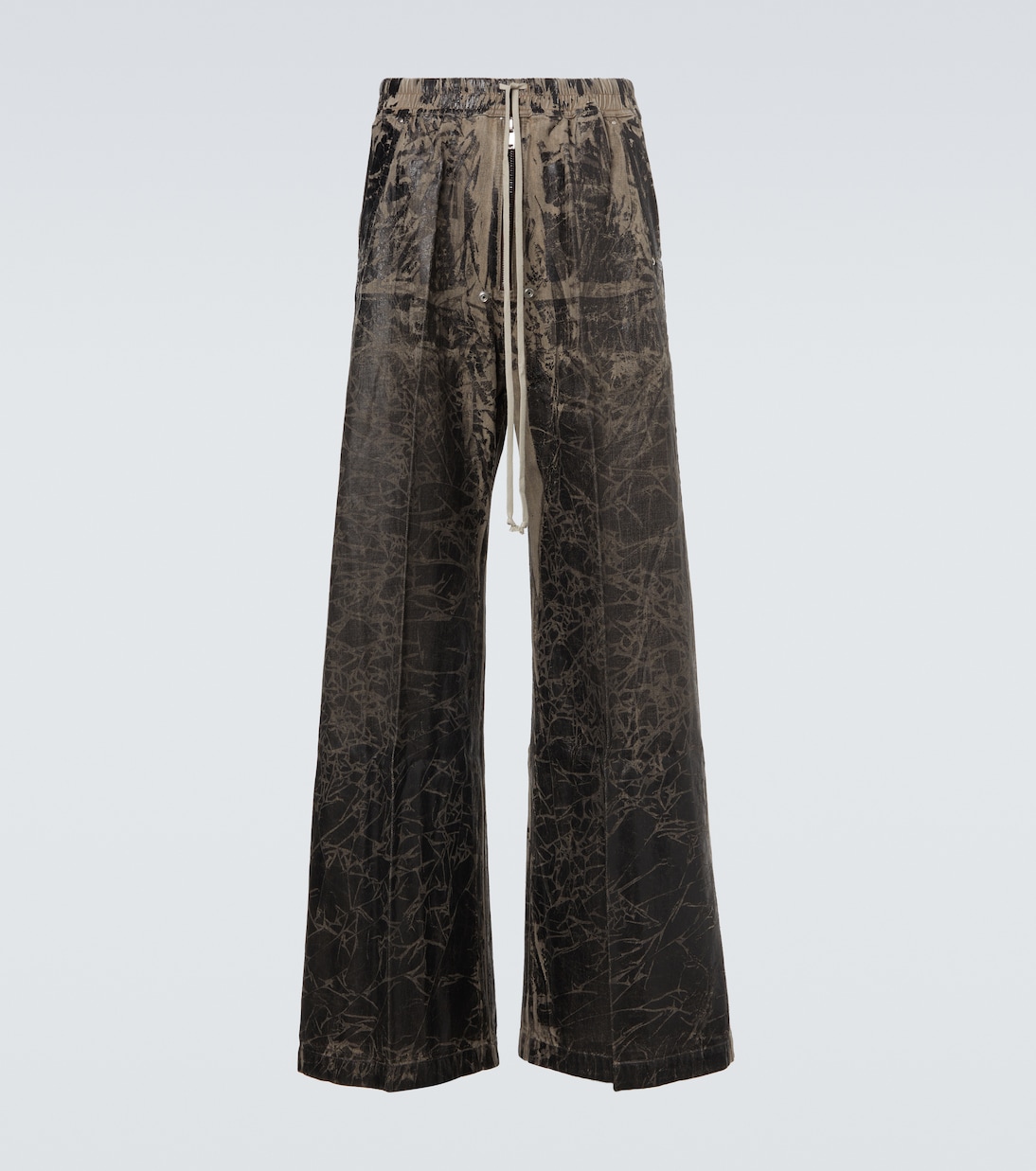 DRKSHDW coated cotton wide-leg pants | Rick Owens