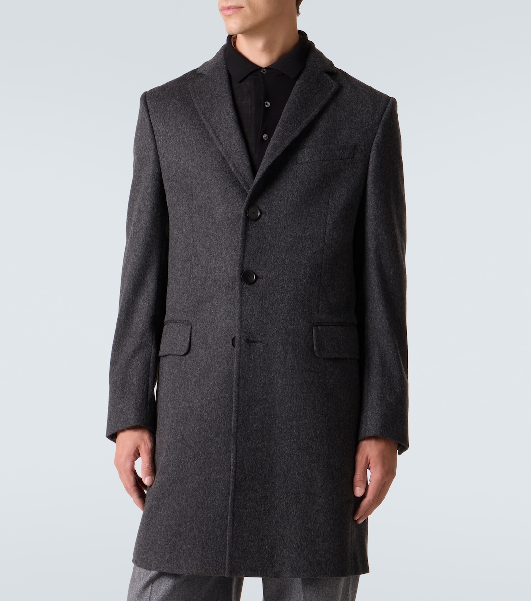 Wool and cashmere-blend coat | Zegna