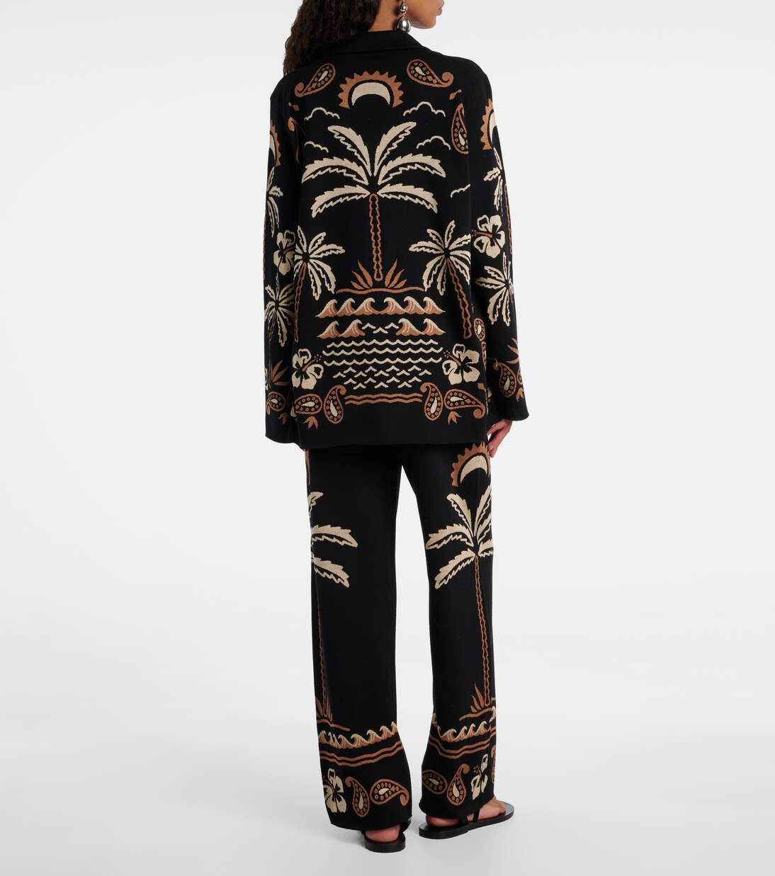 Glimpse of Eden wool and silk shirt | Alanui