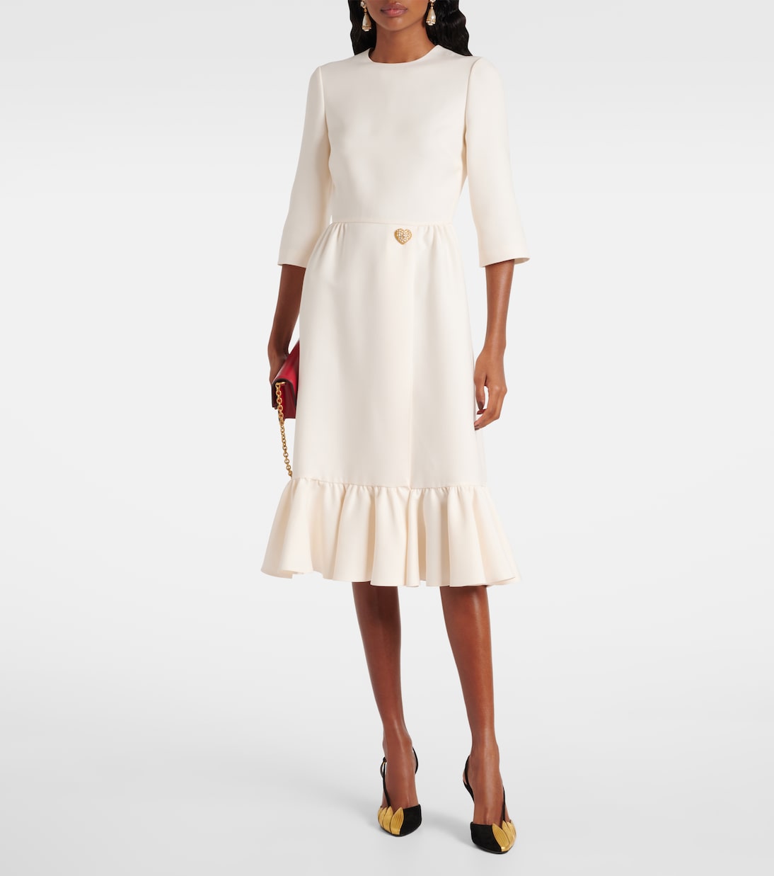 Midikleid aus Crepe Couture | Valentino