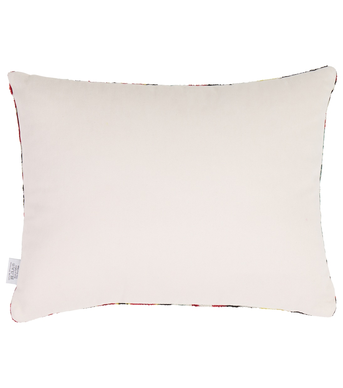 Printed silk and cotton velvet cushion | Les-Ottomans