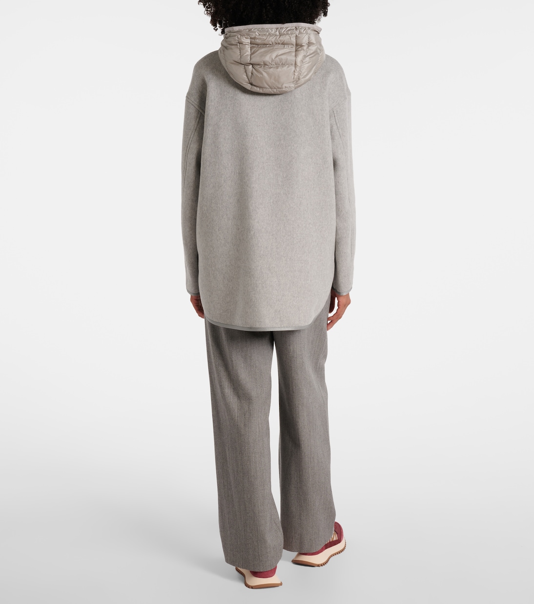 Wool and cashmere down jacket | Moncler