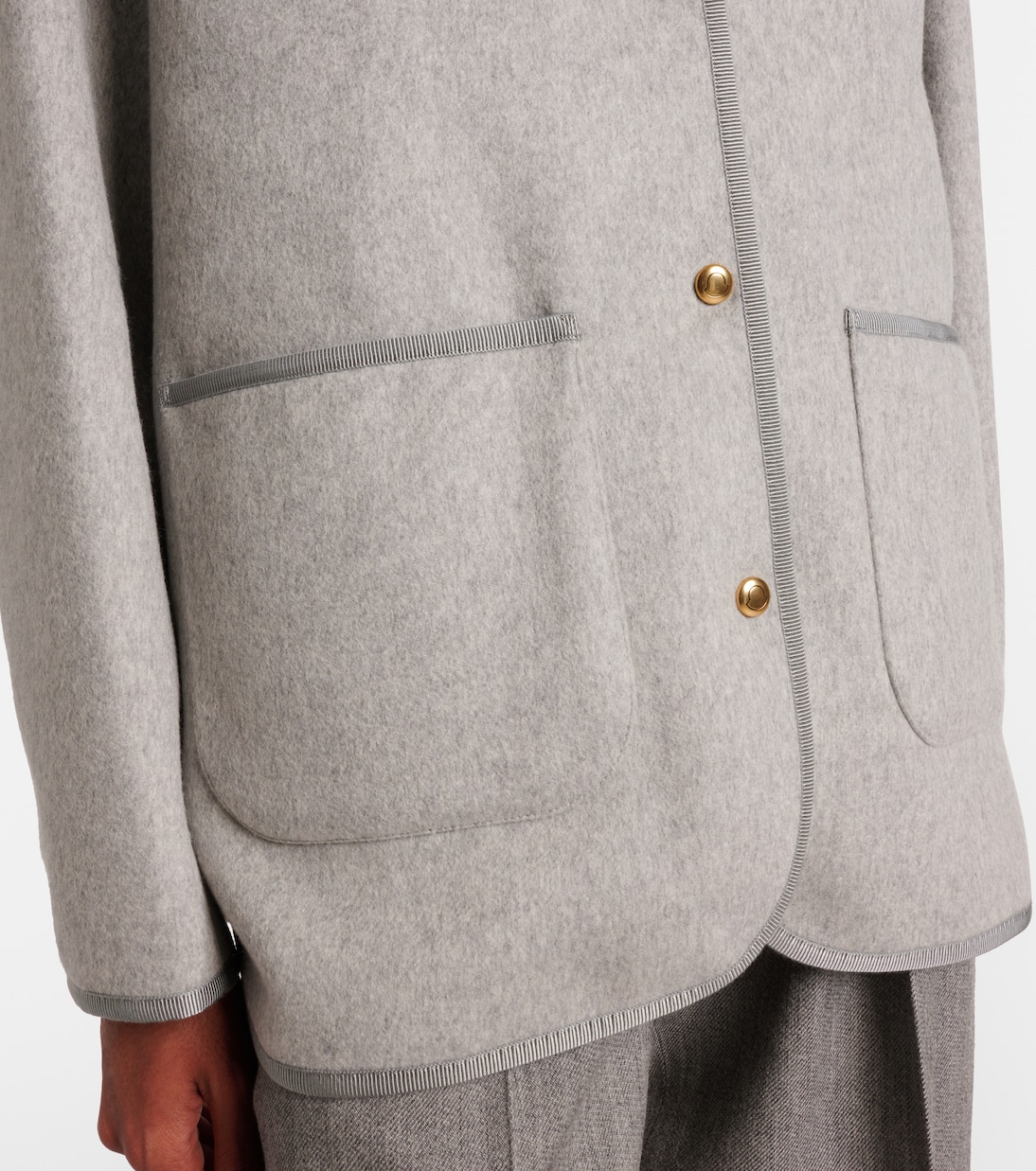 Wool and cashmere down jacket | Moncler