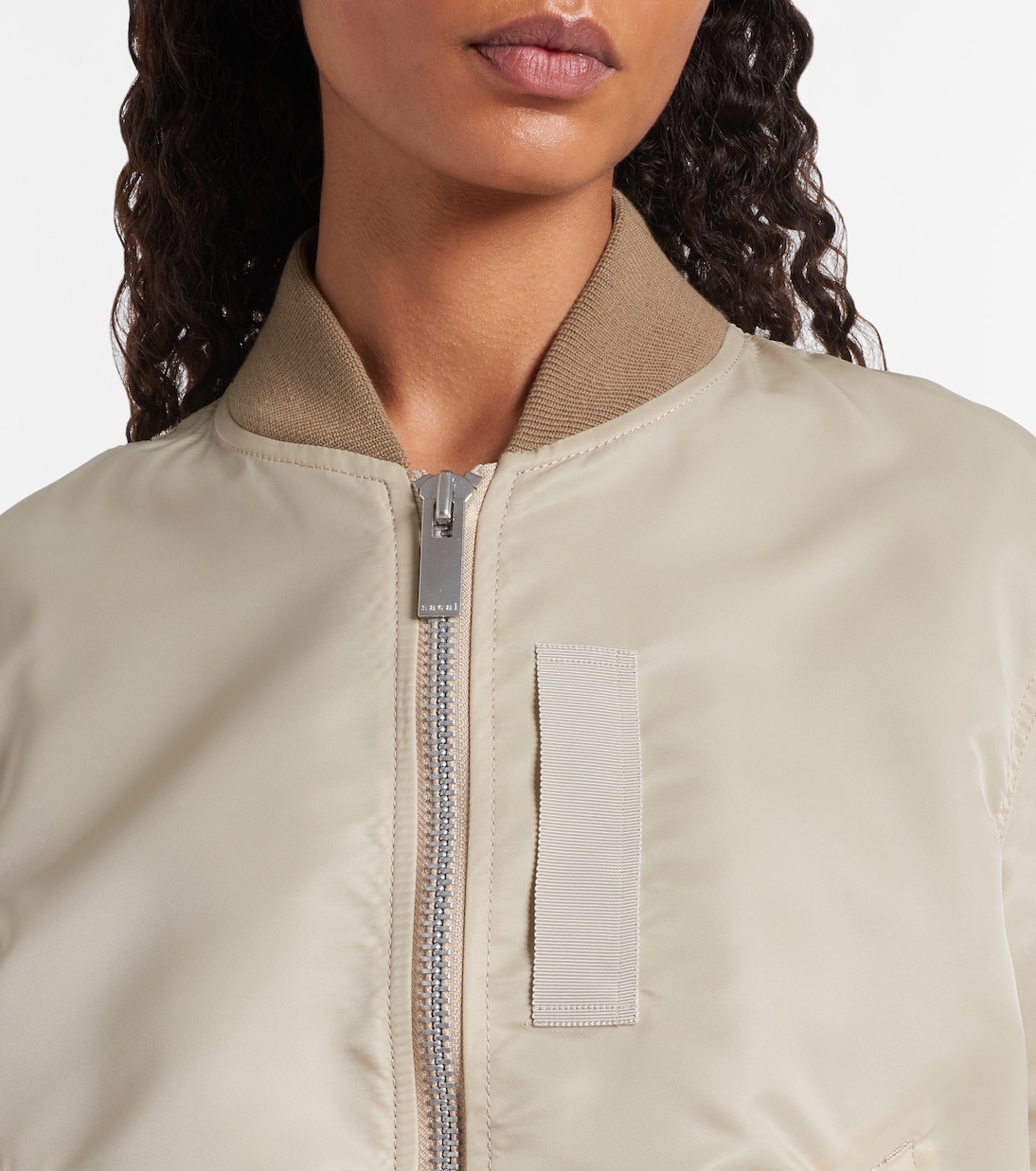 جاكيت بلوزون من نسيج التويل | Sacai