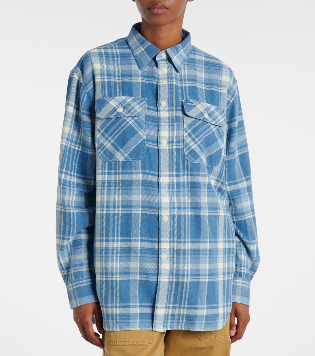 Plaid cotton twill shirt | Polo Ralph Lauren