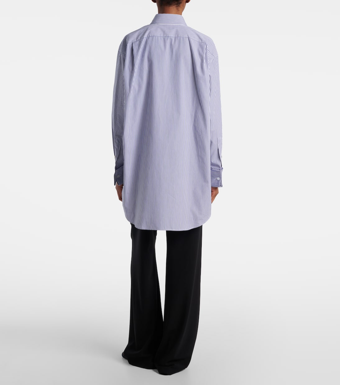 Ment Bengal stripe cotton poplin shirt | The Row