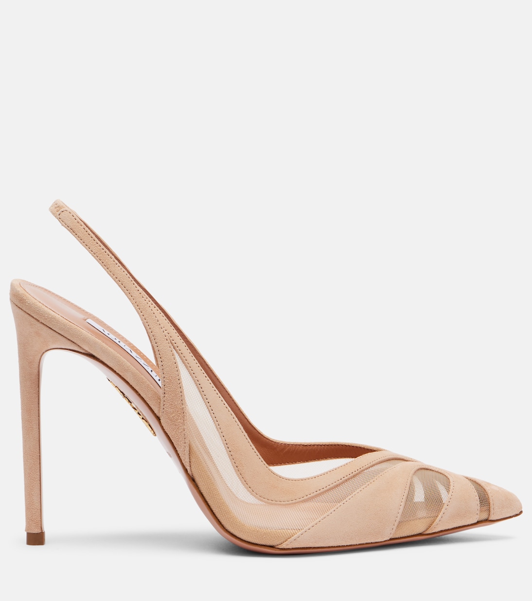 Escarpins Lune 105 en daim | Aquazzura