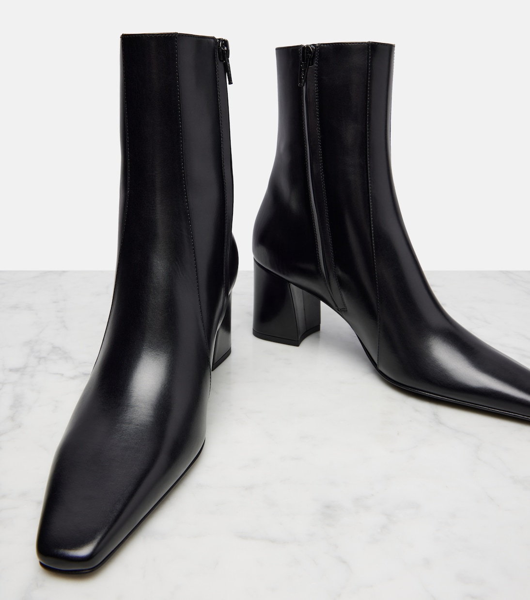 Rainer leather ankle boots | Saint Laurent