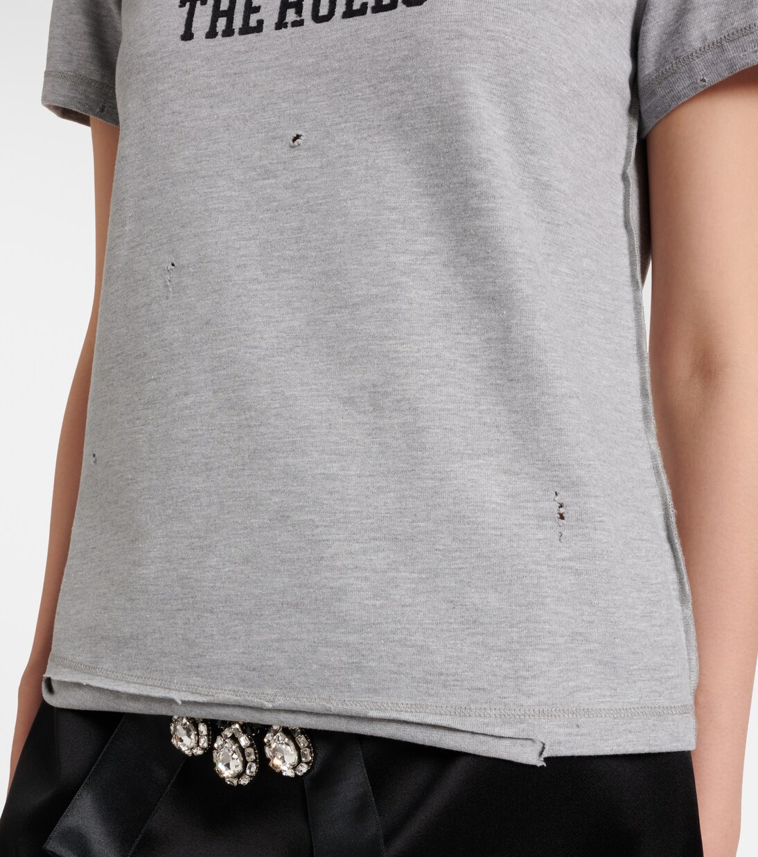 Camiseta de jersey en mezcla de algodón | Dolce&Gabbana