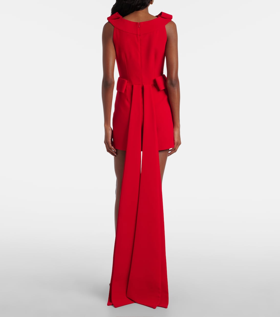 Daphne bow-detail crêpe minidress | The New Arrivals Ilkyaz Ozel