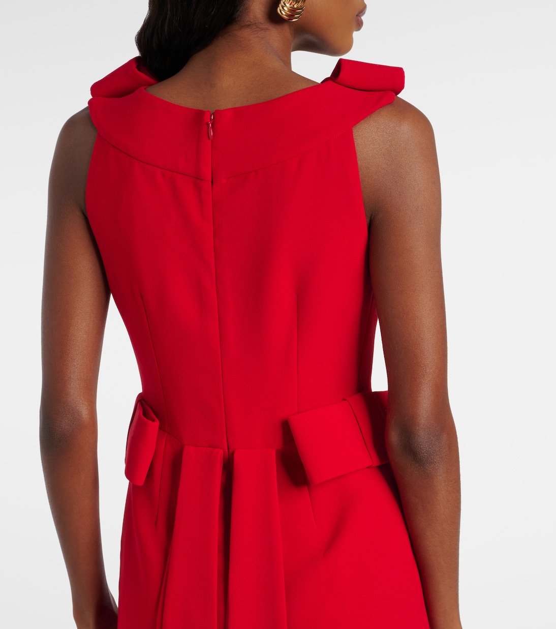 Daphne bow-detail crêpe minidress | The New Arrivals Ilkyaz Ozel