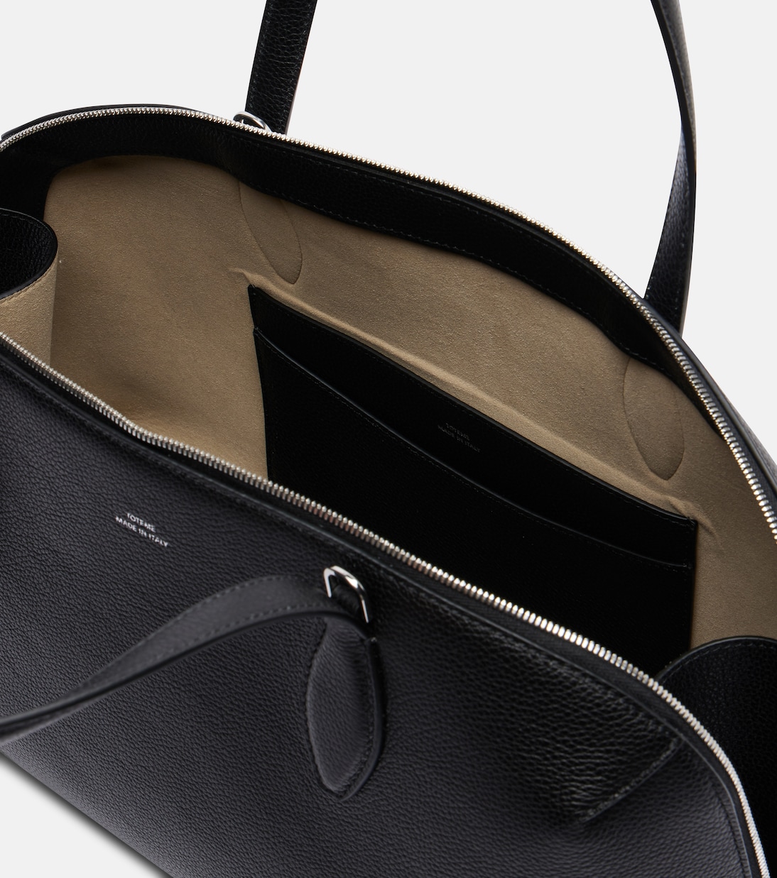 Lounge Medium leather tote bag | Toteme