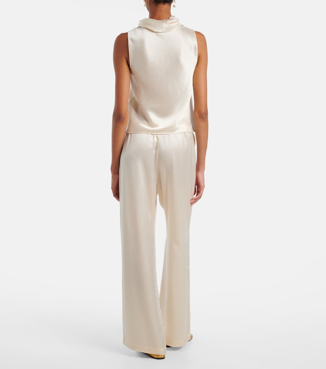 Barb satin top | Leset