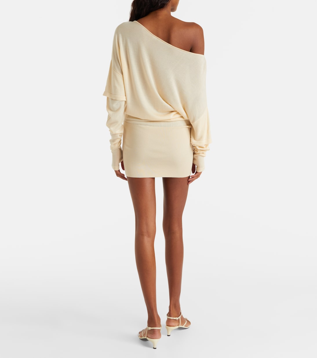 Rea draped one-shoulder minidress | Aya Muse