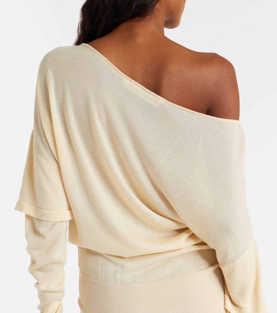 Rea draped one-shoulder minidress | Aya Muse