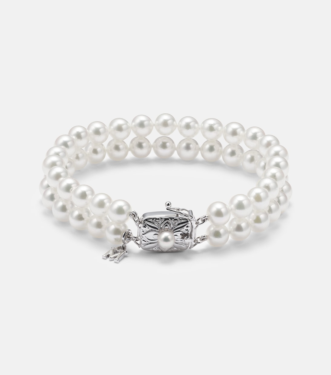 Armband aus Akoyaperlen mit 18kt Weißgold | Mikimoto