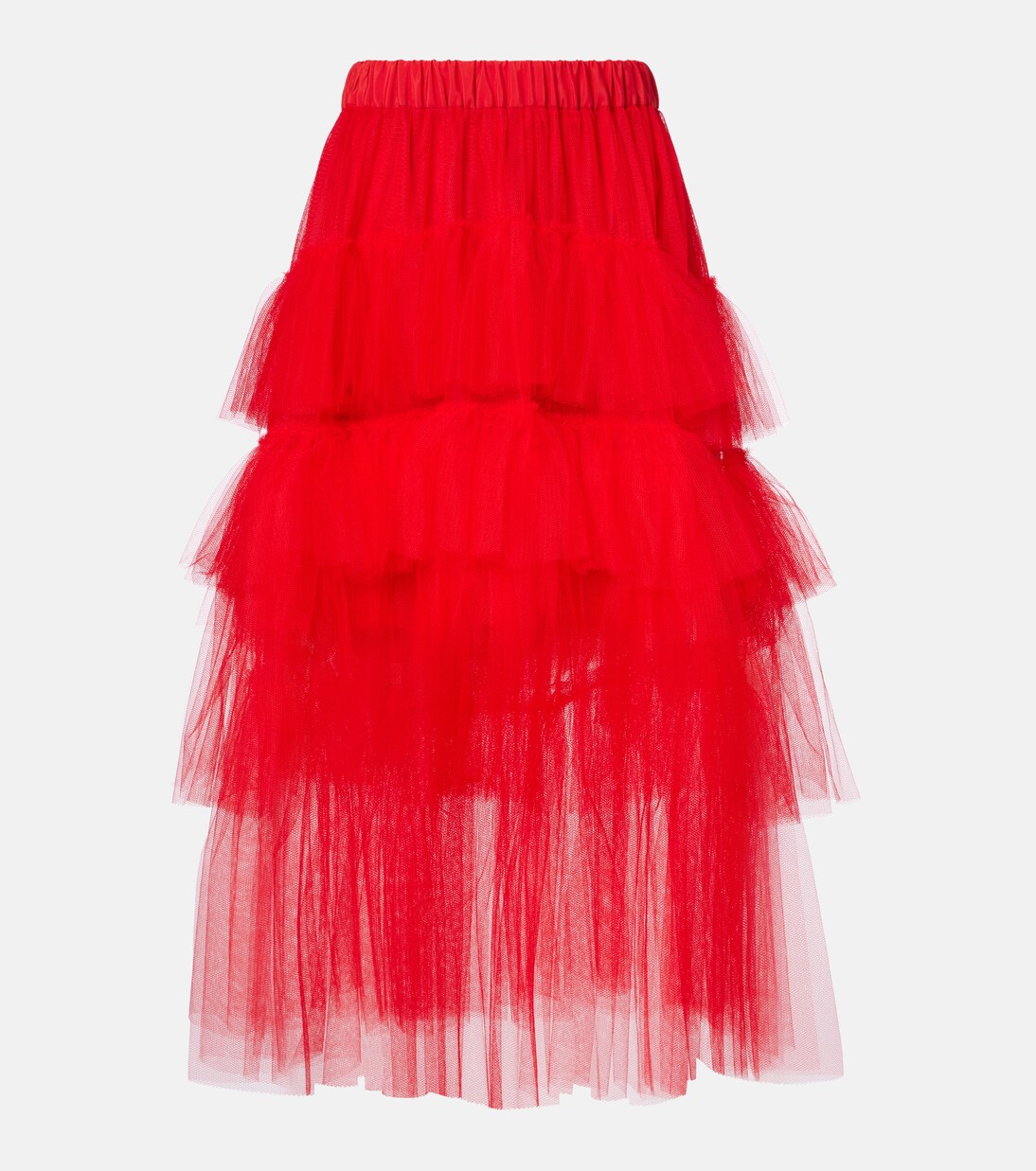 Tiered tulle midi skirt | Simone Rocha