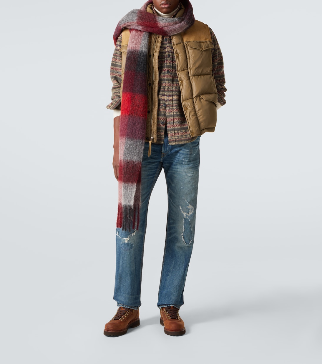 Sobrecamisa Hector en mezcla de lana | RRL