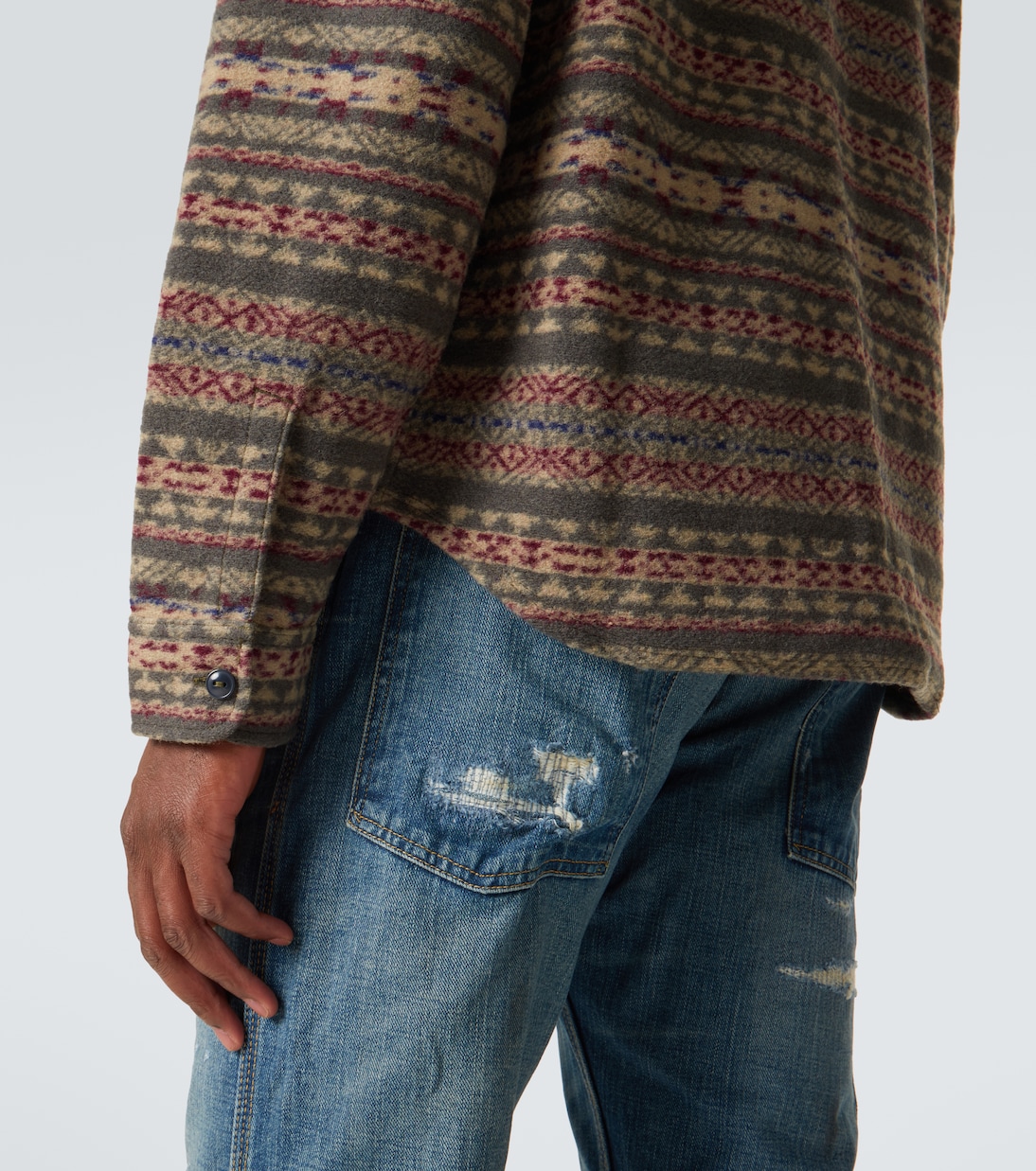 Sobrecamisa Hector en mezcla de lana | RRL