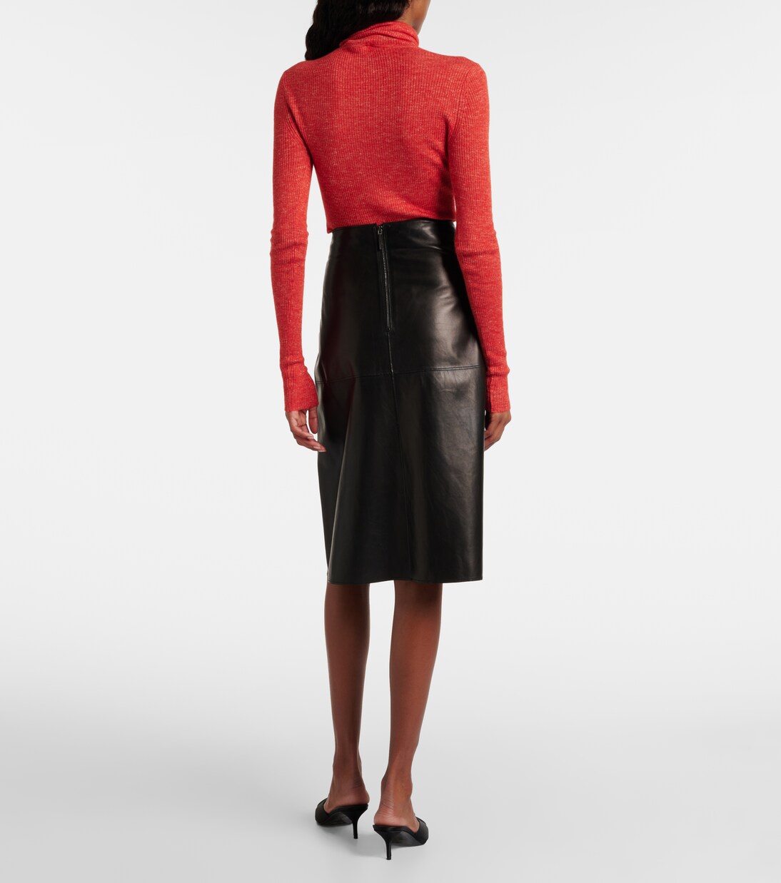 Midirock Niven aus Leder | Joseph