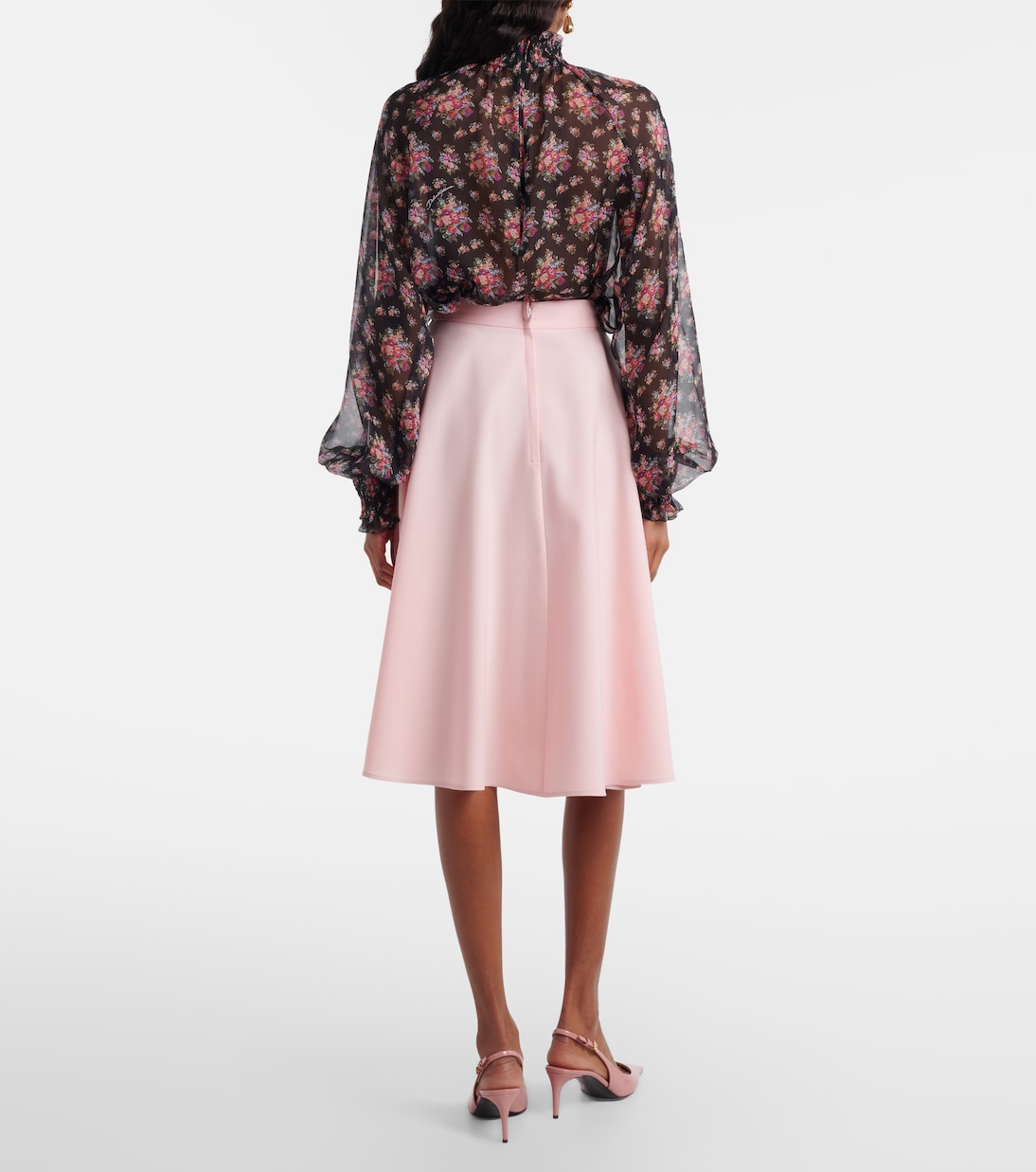Wool-blend midi skirt | Dolce&Gabbana