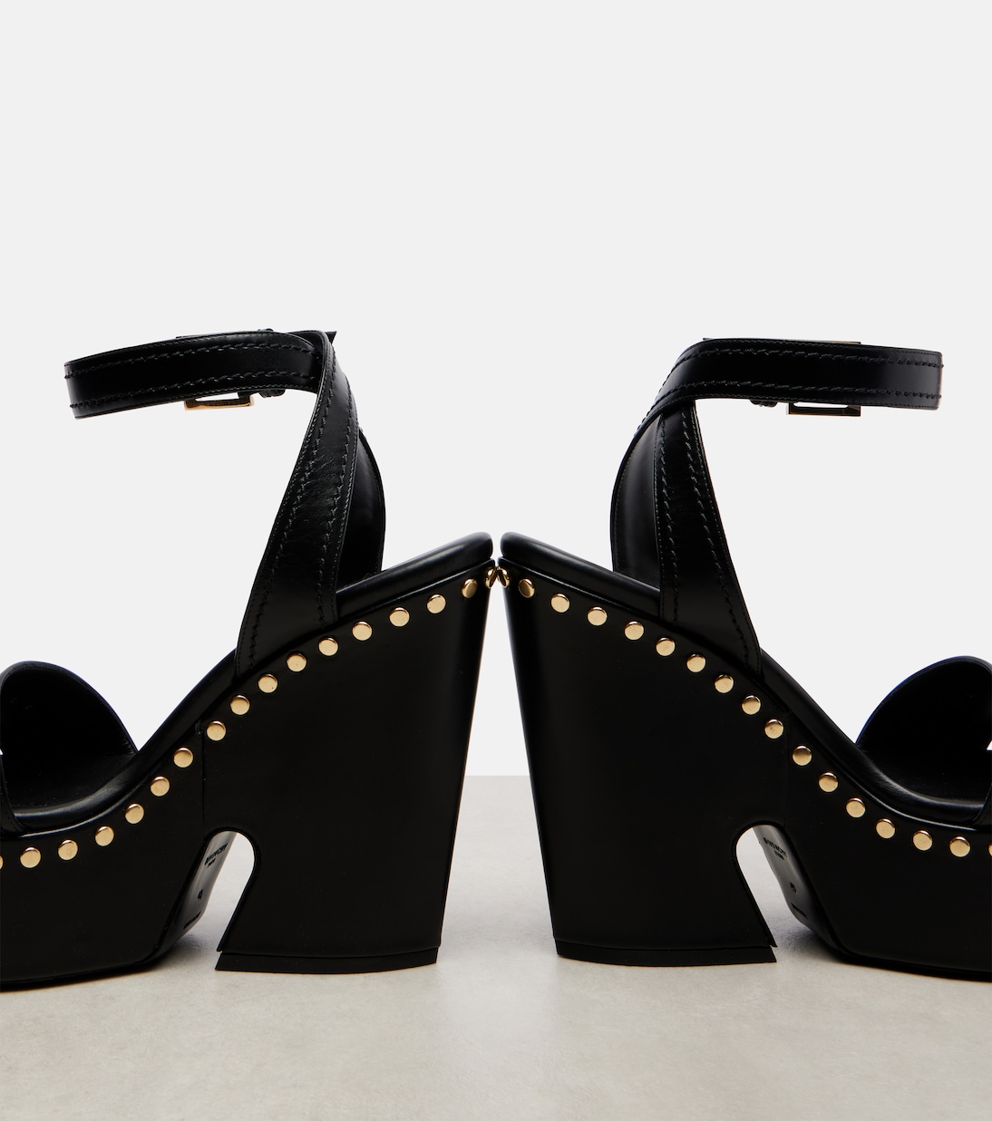 Embellished platform leathers sandals | Givenchy