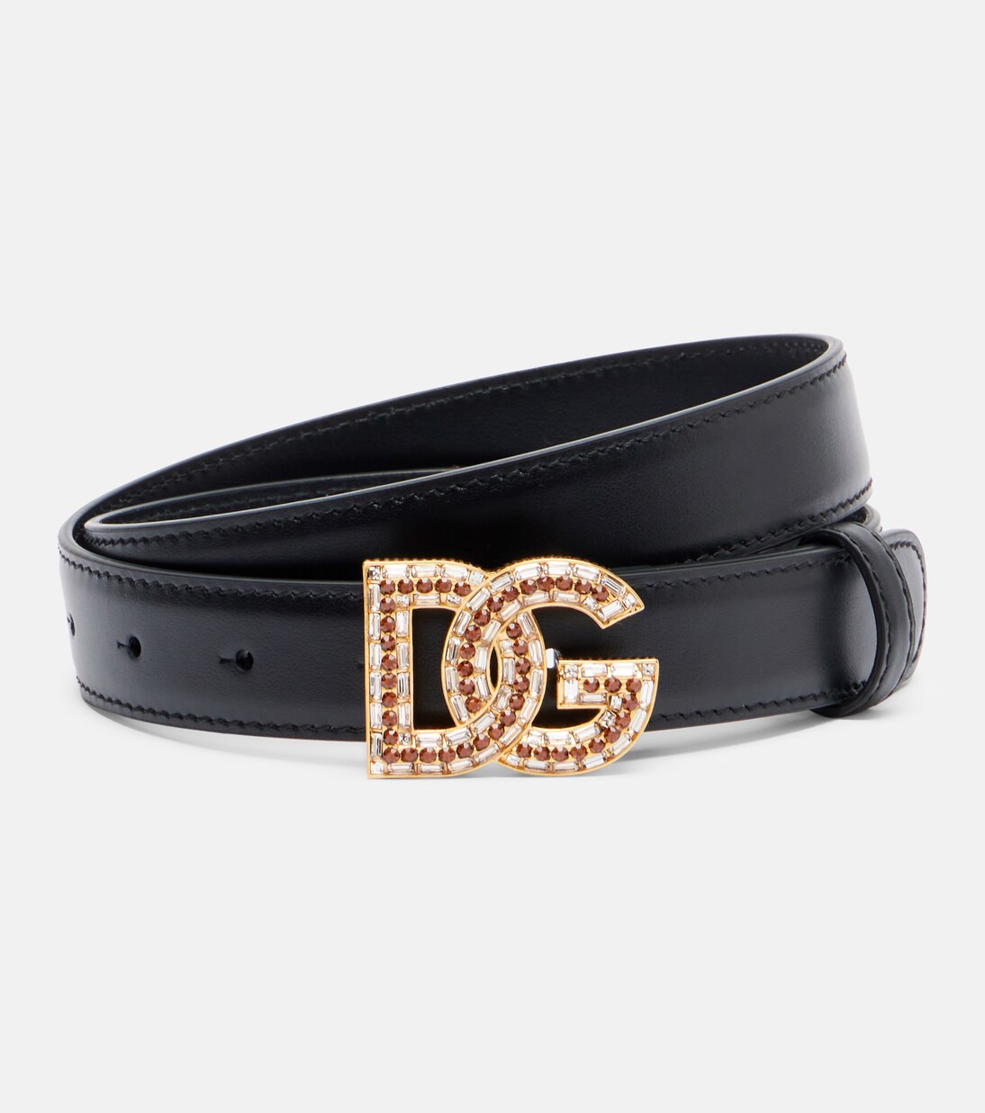 DG embellished leather belt | Dolce&Gabbana
