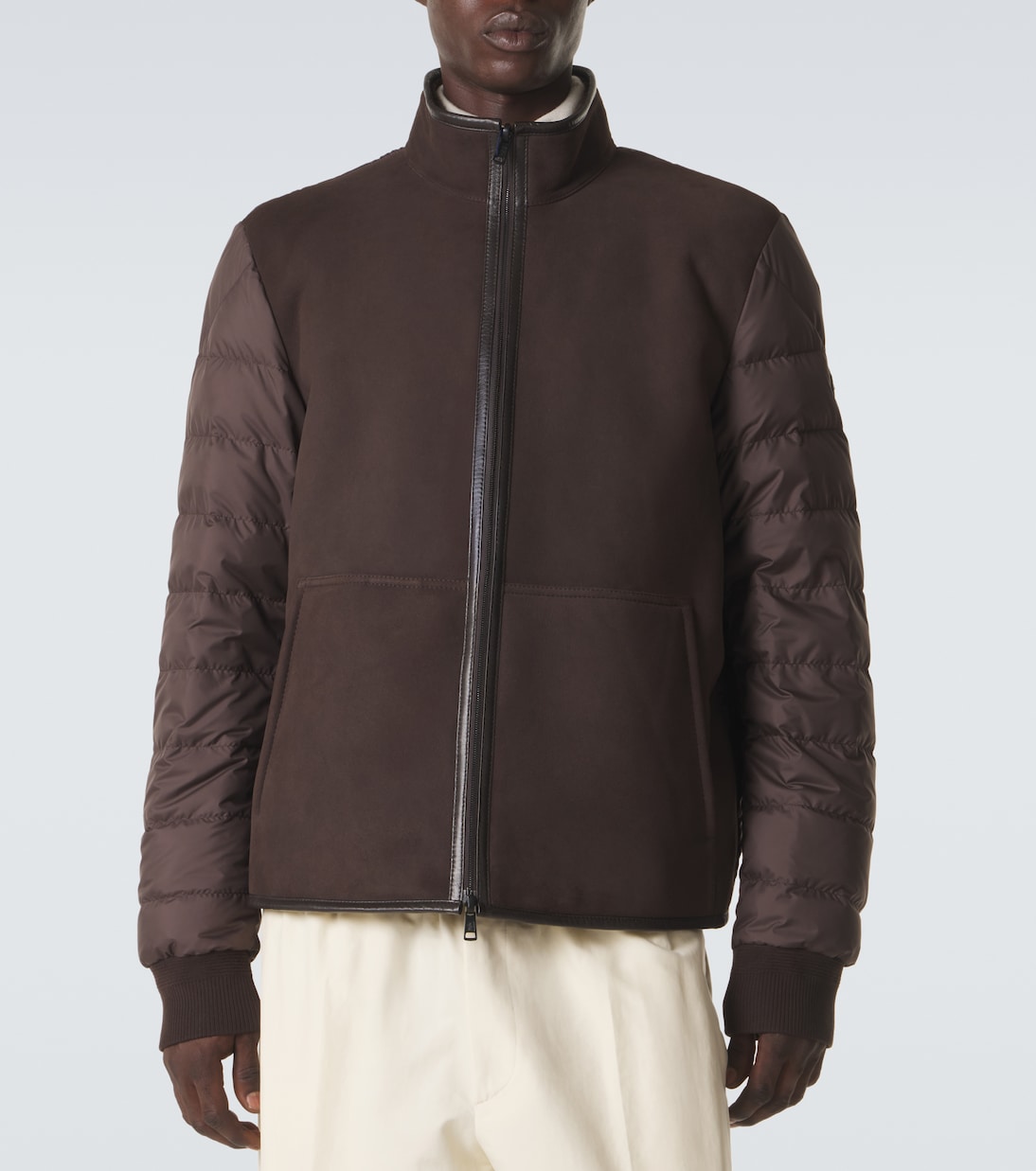 Reversible shearling down jacket | Moncler