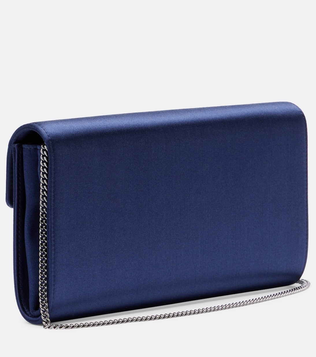 Clutch Efflorence aus Satin mit Kristallen | Roger Vivier