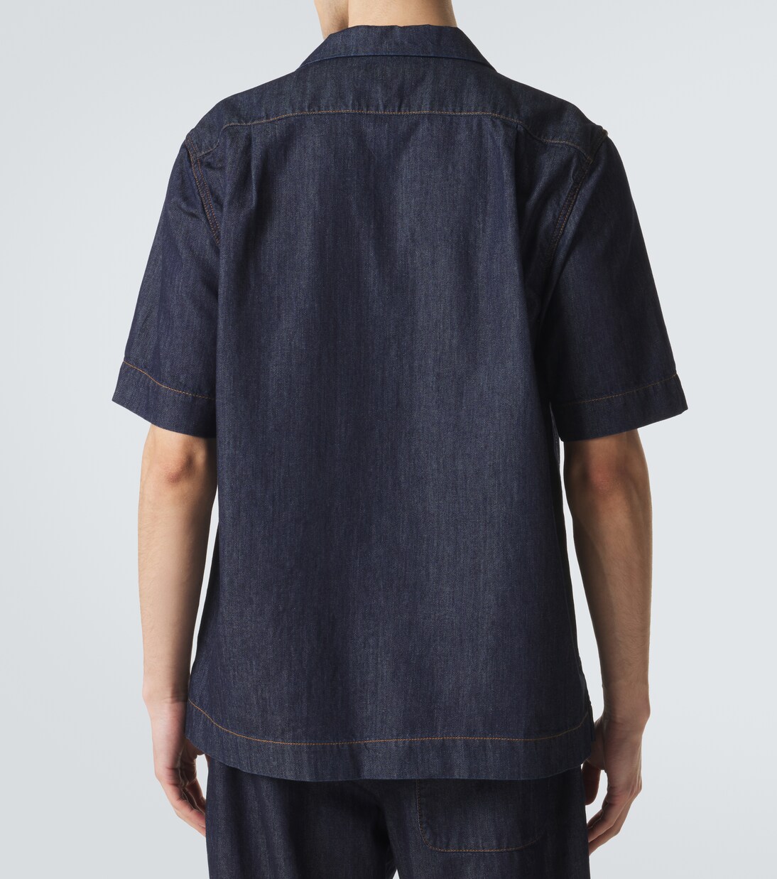 Cotton denim bowling shirt | Dries Van Noten