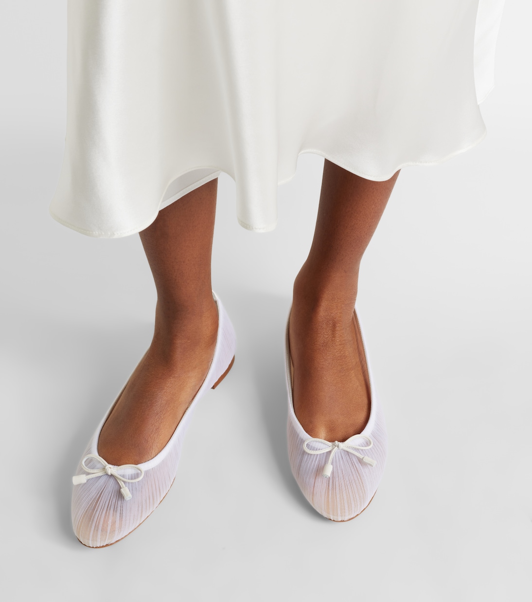 Ballerine Voile in tulle e pelle | Aquazzura