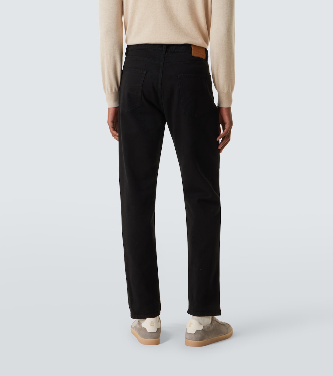 Jeans rectos de tiro medio | Brunello Cucinelli