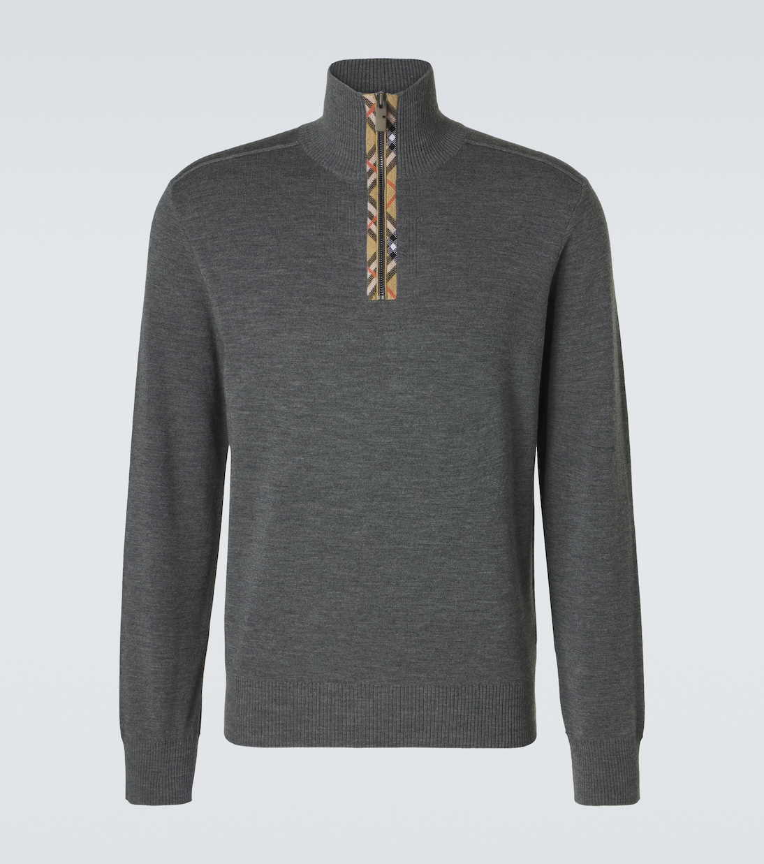Wool half-zip sweater | Burberry
