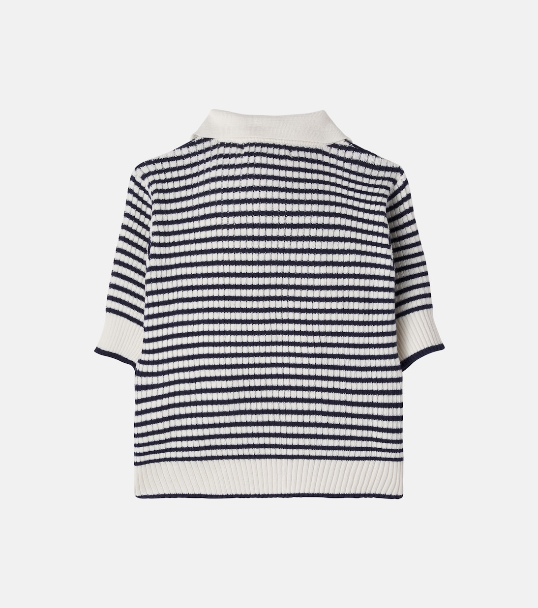 Azalea striped cotton polo sweater | The New Society