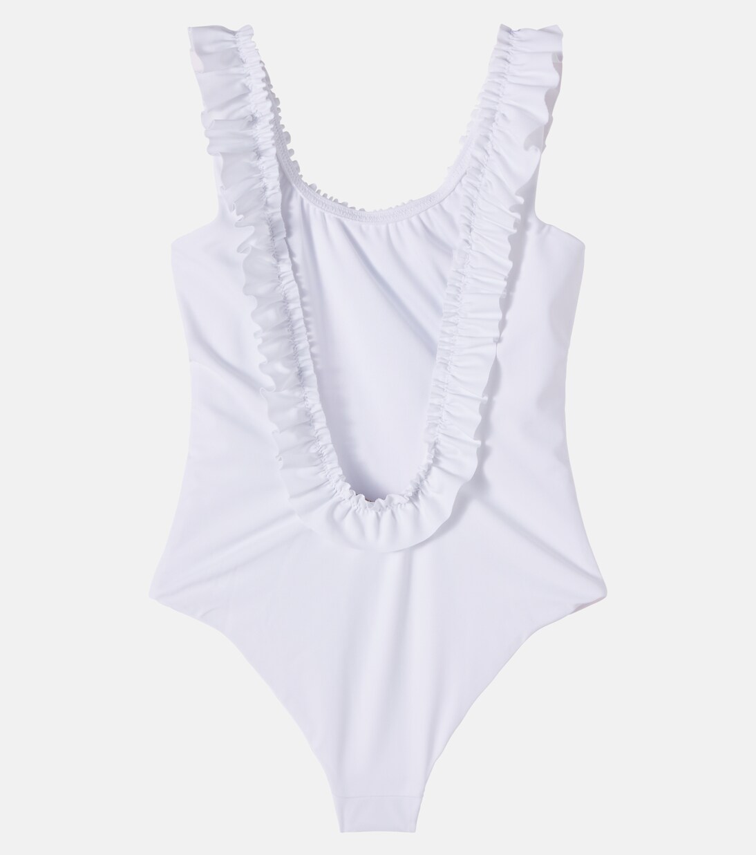 x Disney® printed ruffled swimsuit | Monnalisa