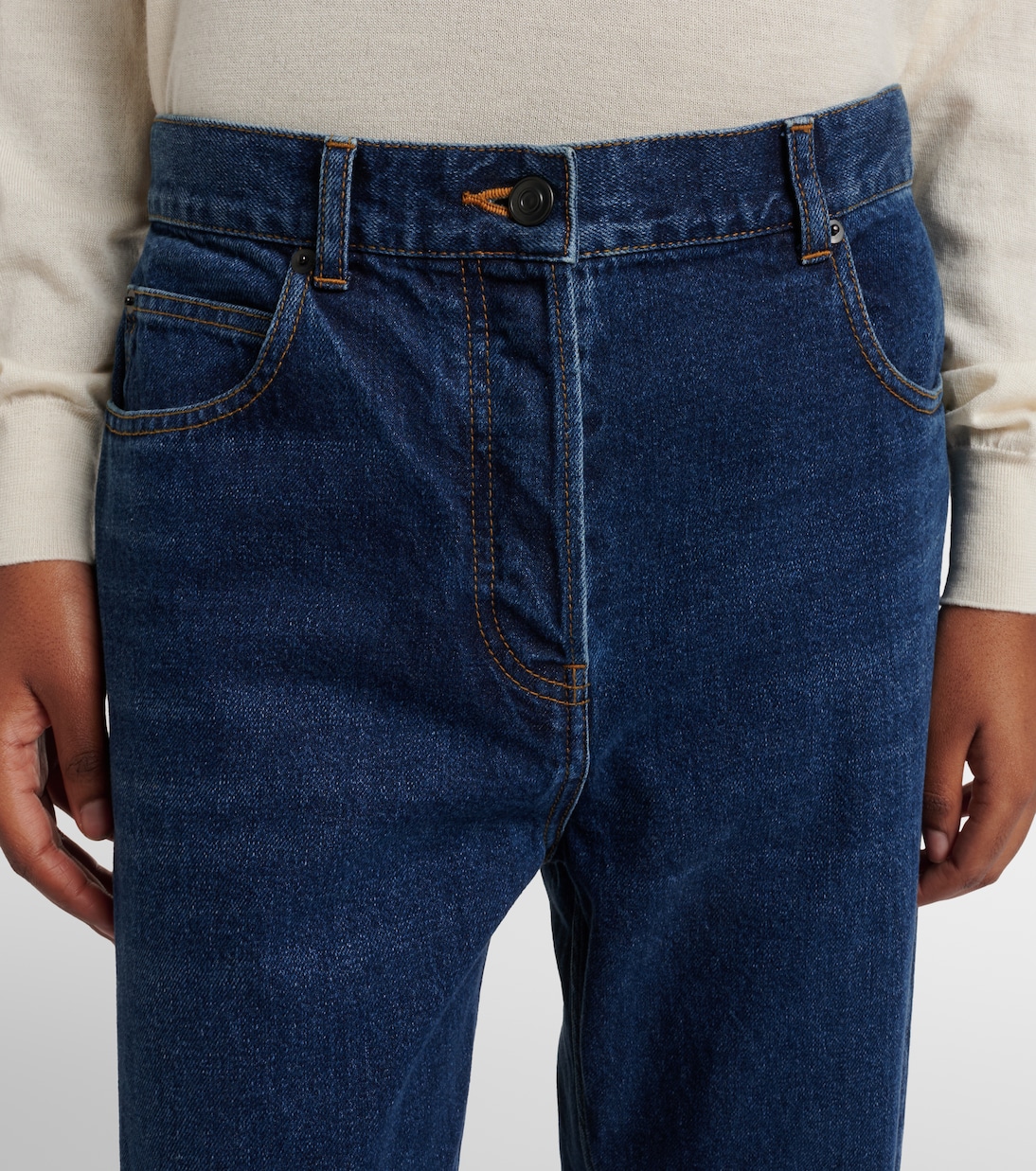 Finbar wide-leg jeans | The Row