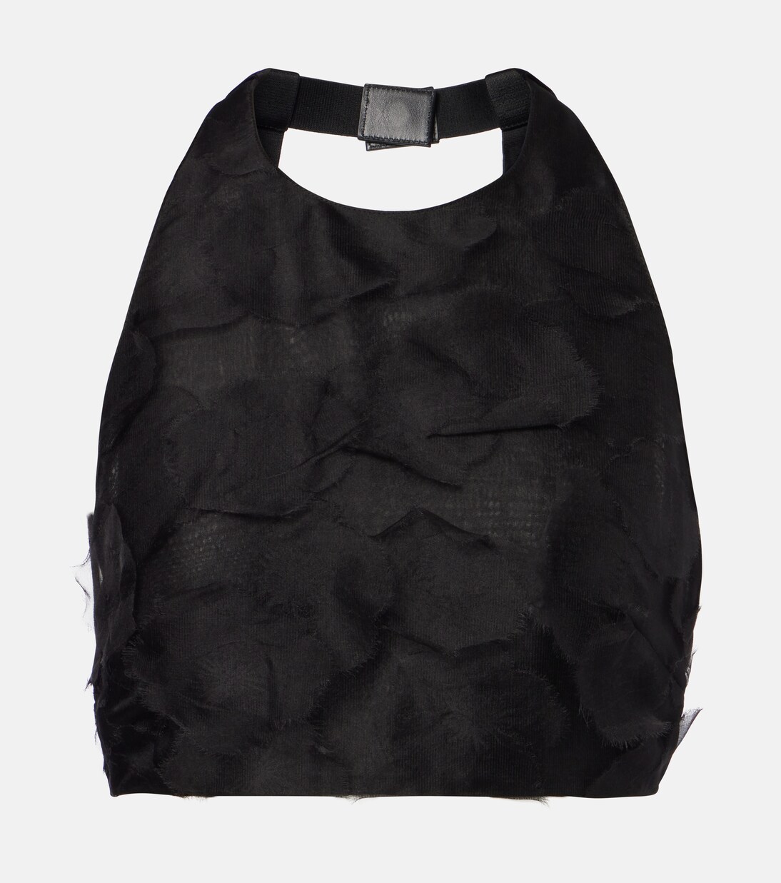 Fumetto silk fil coupé crop top | Max Mara