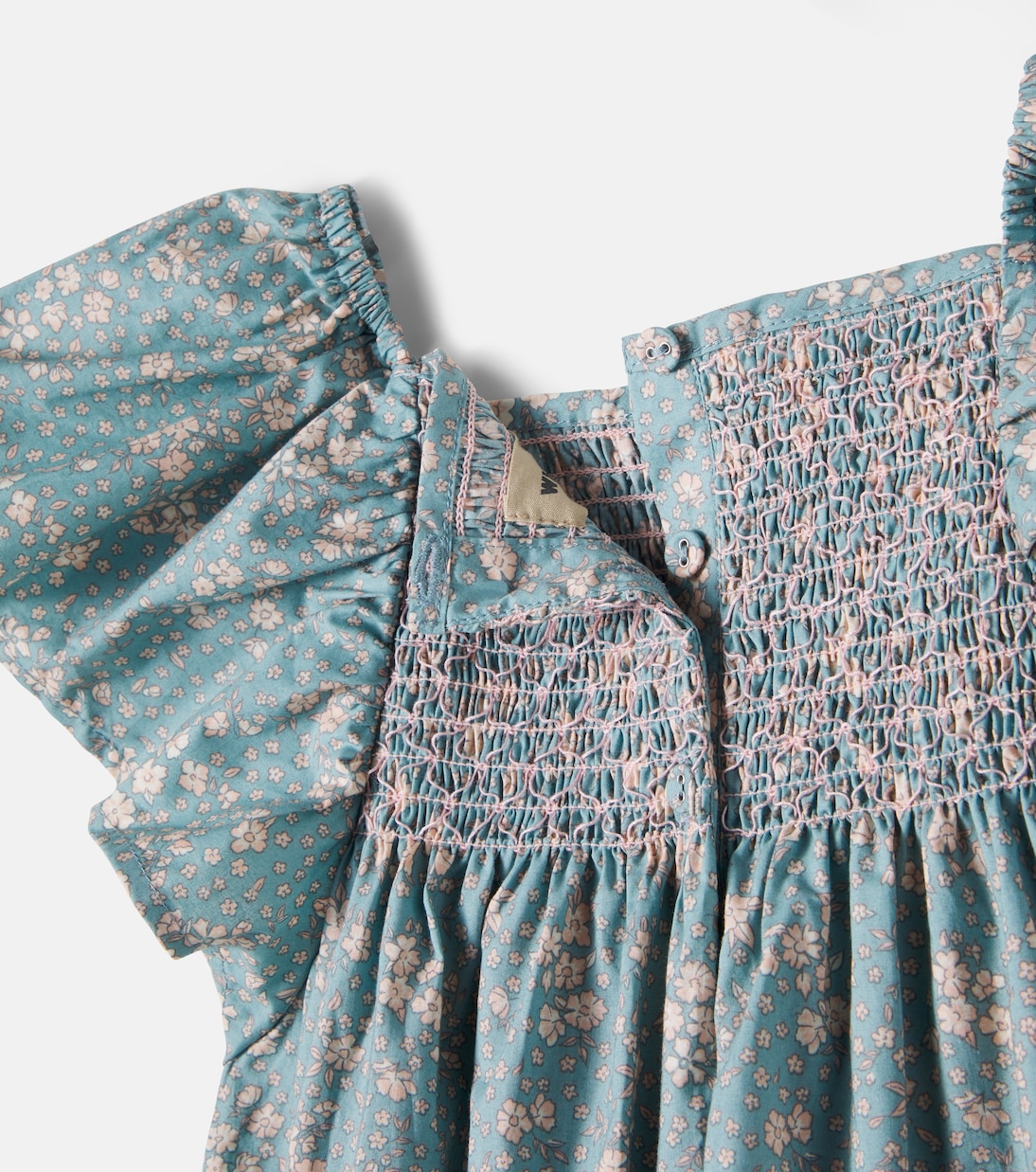 Elva floral smocked cotton dress | Wheat