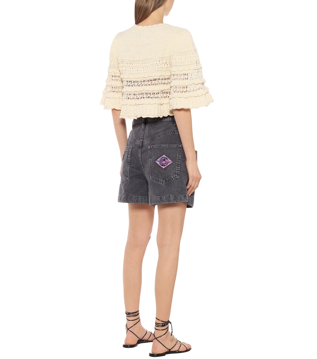 Esquia high-rise denim shorts | Isabel Marant
