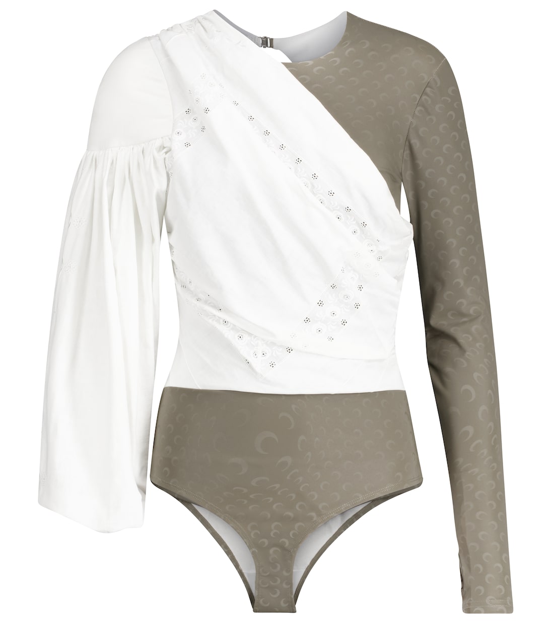 Body aus Jersey und Popeline | Marine Serre