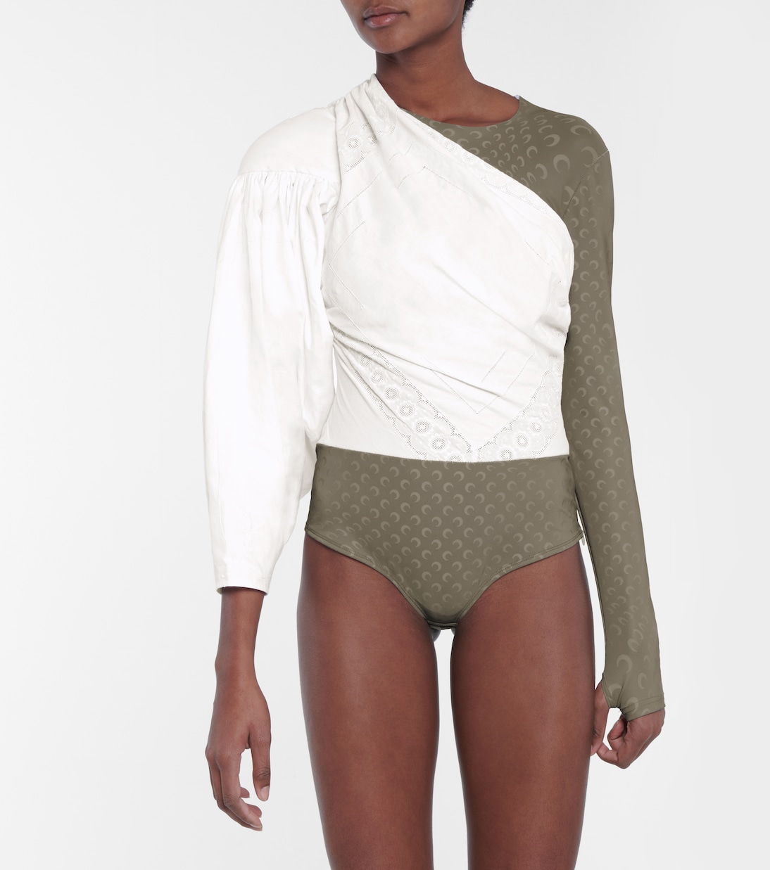 Body aus Jersey und Popeline | Marine Serre