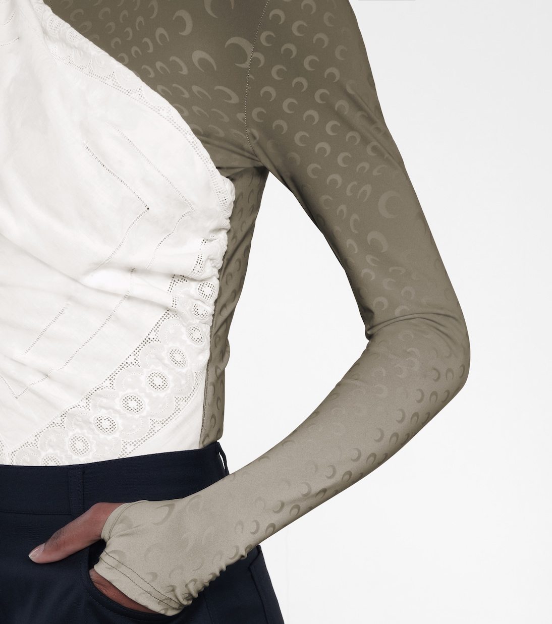 Body aus Jersey und Popeline | Marine Serre