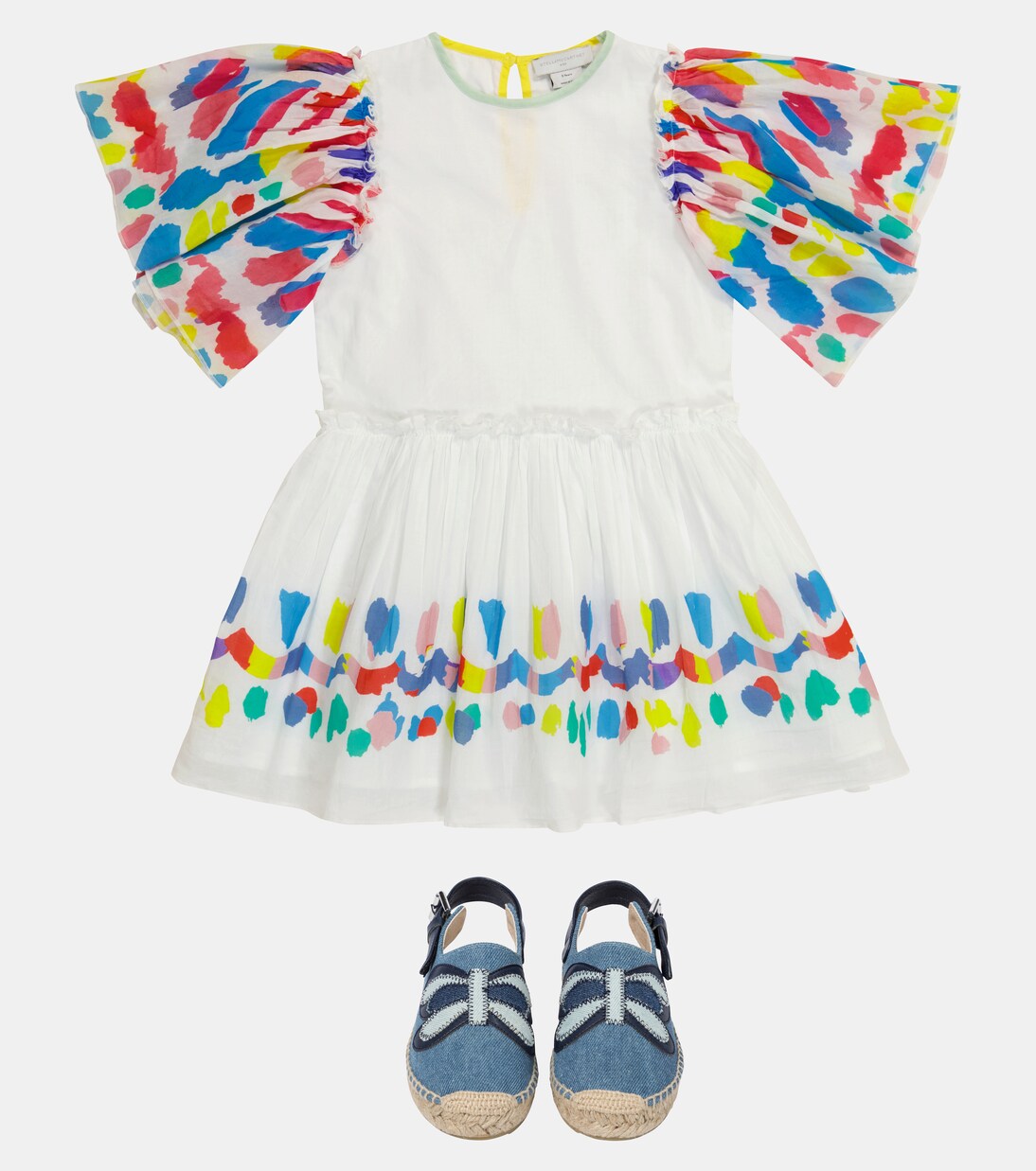 Printed cotton dress | Stella McCartney Kids