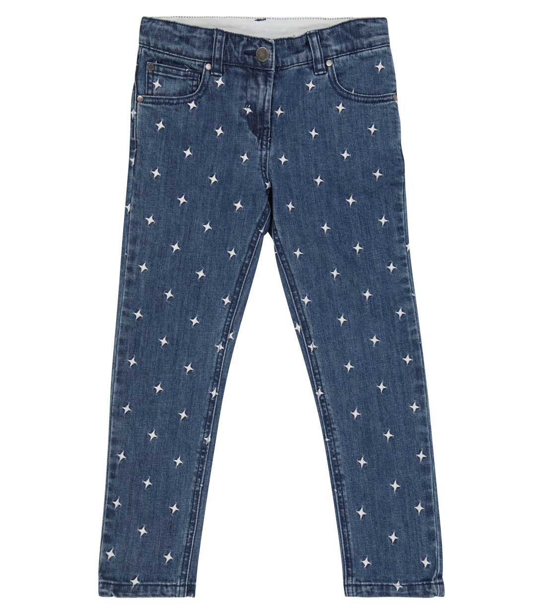 Jean à taille haute en coton | Stella McCartney Kids