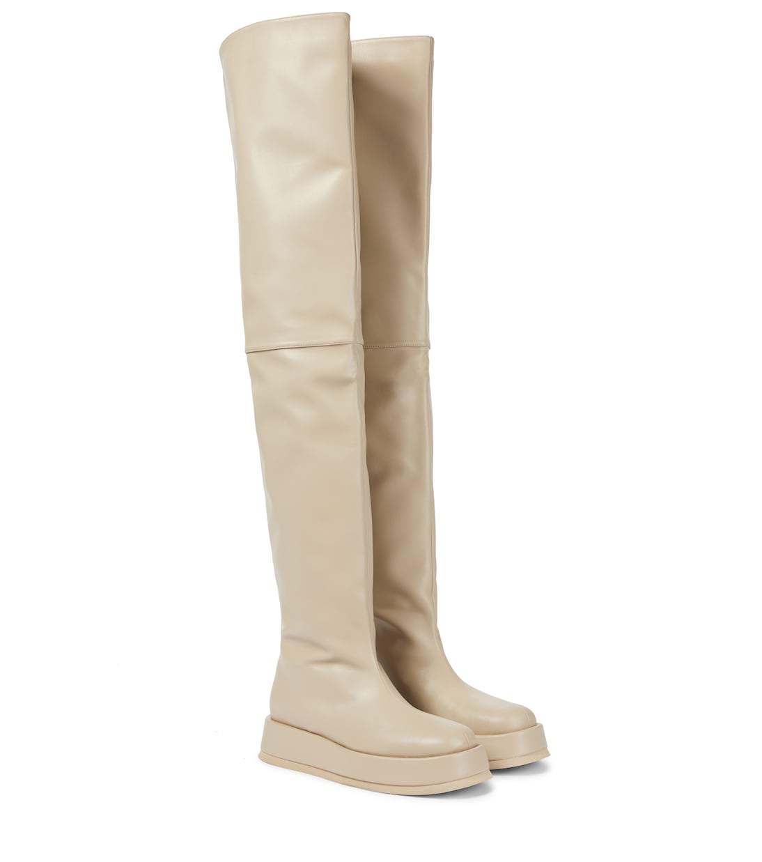 GIA/RHW Rosie 10 leather over-the-knee boots | Gia Borghini
