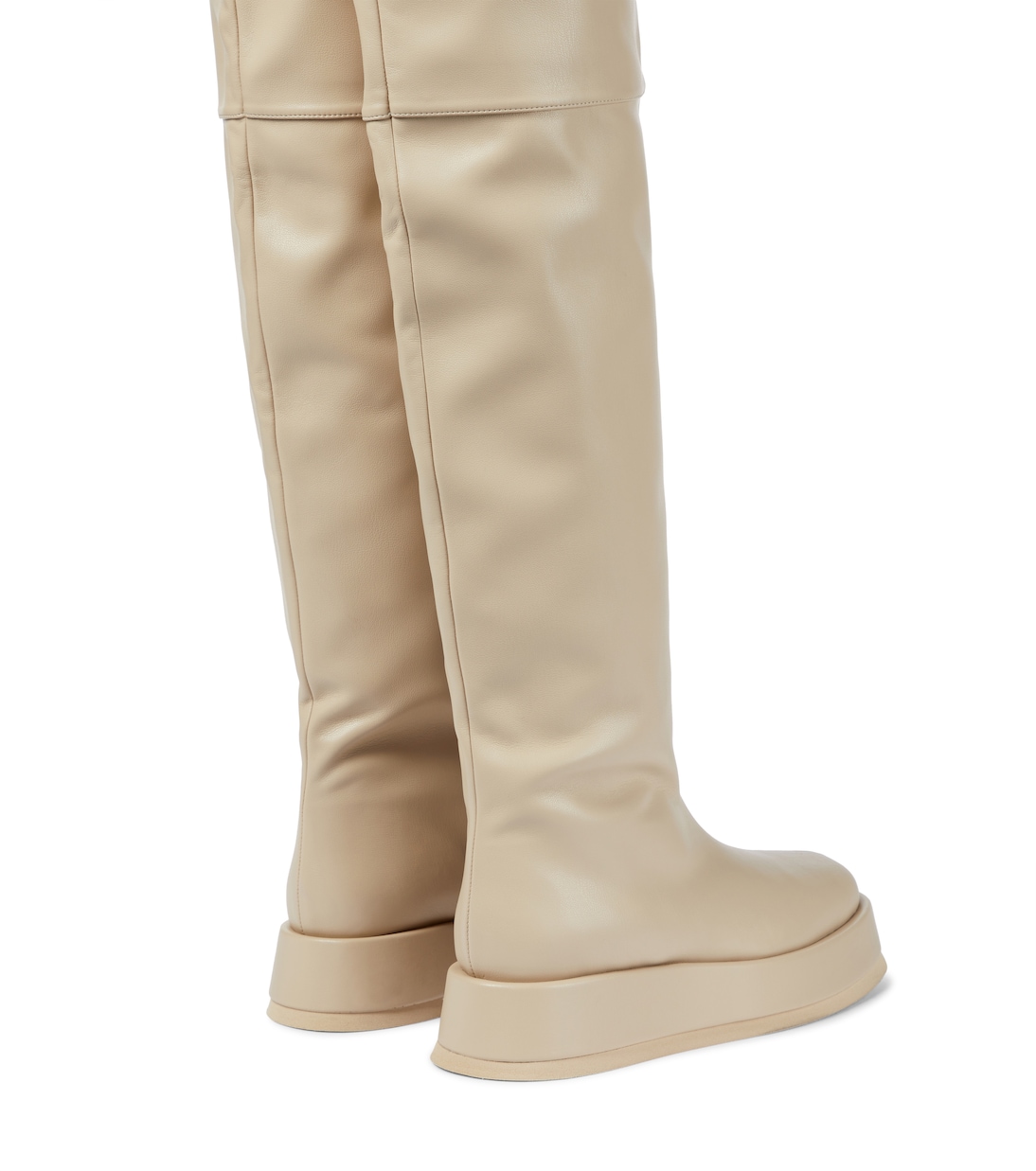 GIA/RHW Rosie 10 leather over-the-knee boots | Gia Borghini